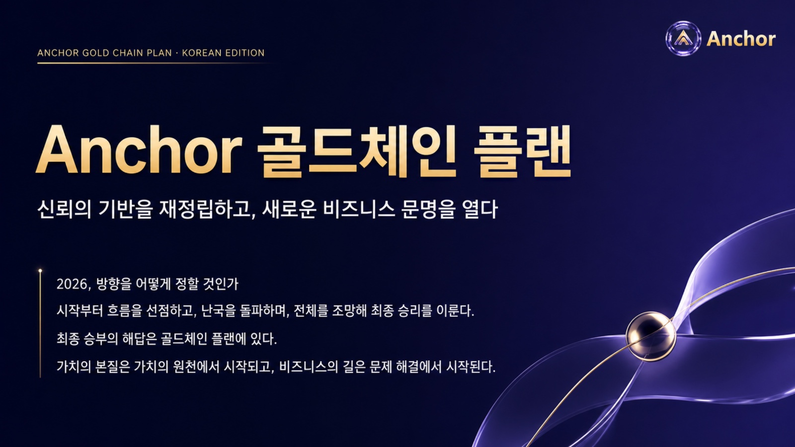 Anchor 골드체인 플랜 경제 모델第 1 页